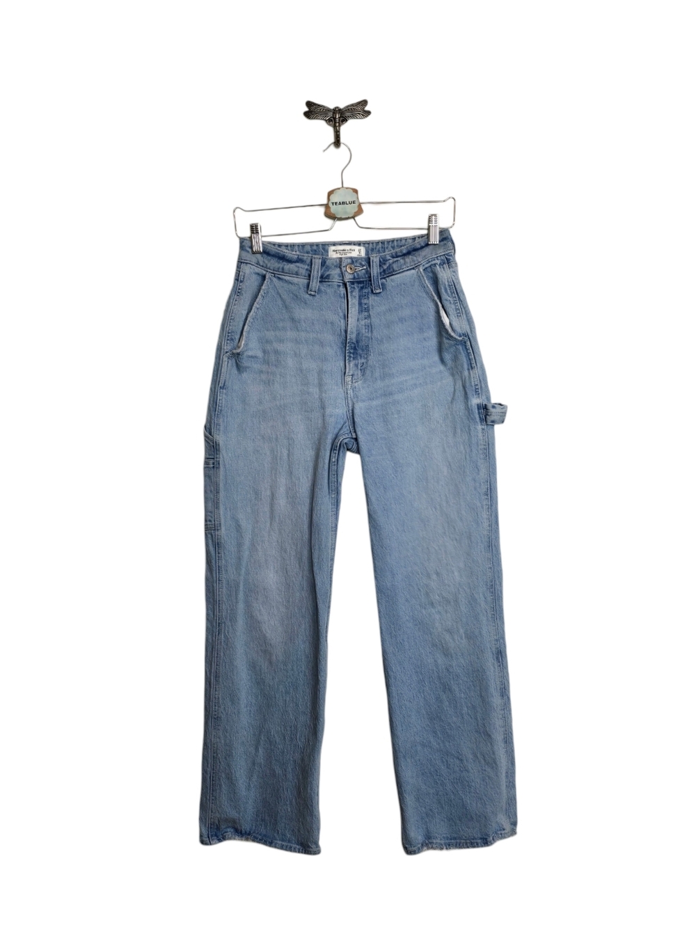 Abercrombie & Fitch 90s Relaxed Jean High Rise Curve Love Carpenter Style 27/4S
